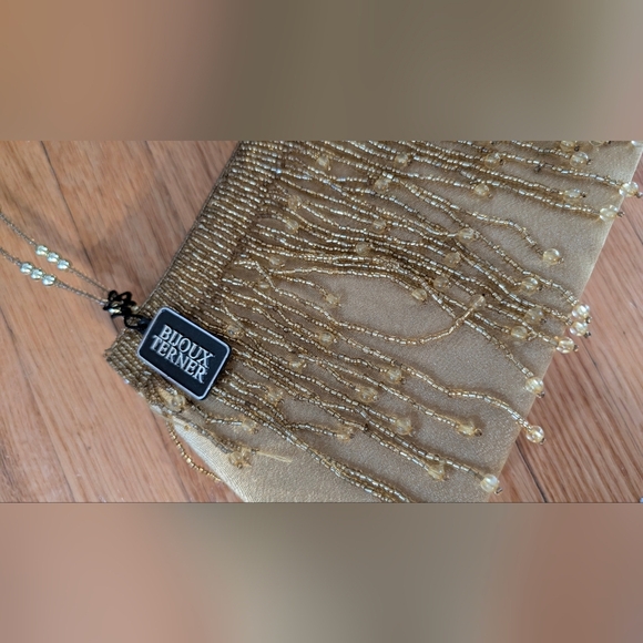 Bijoux Terner Gold Wristlet Clutch - Picture 2 of 6